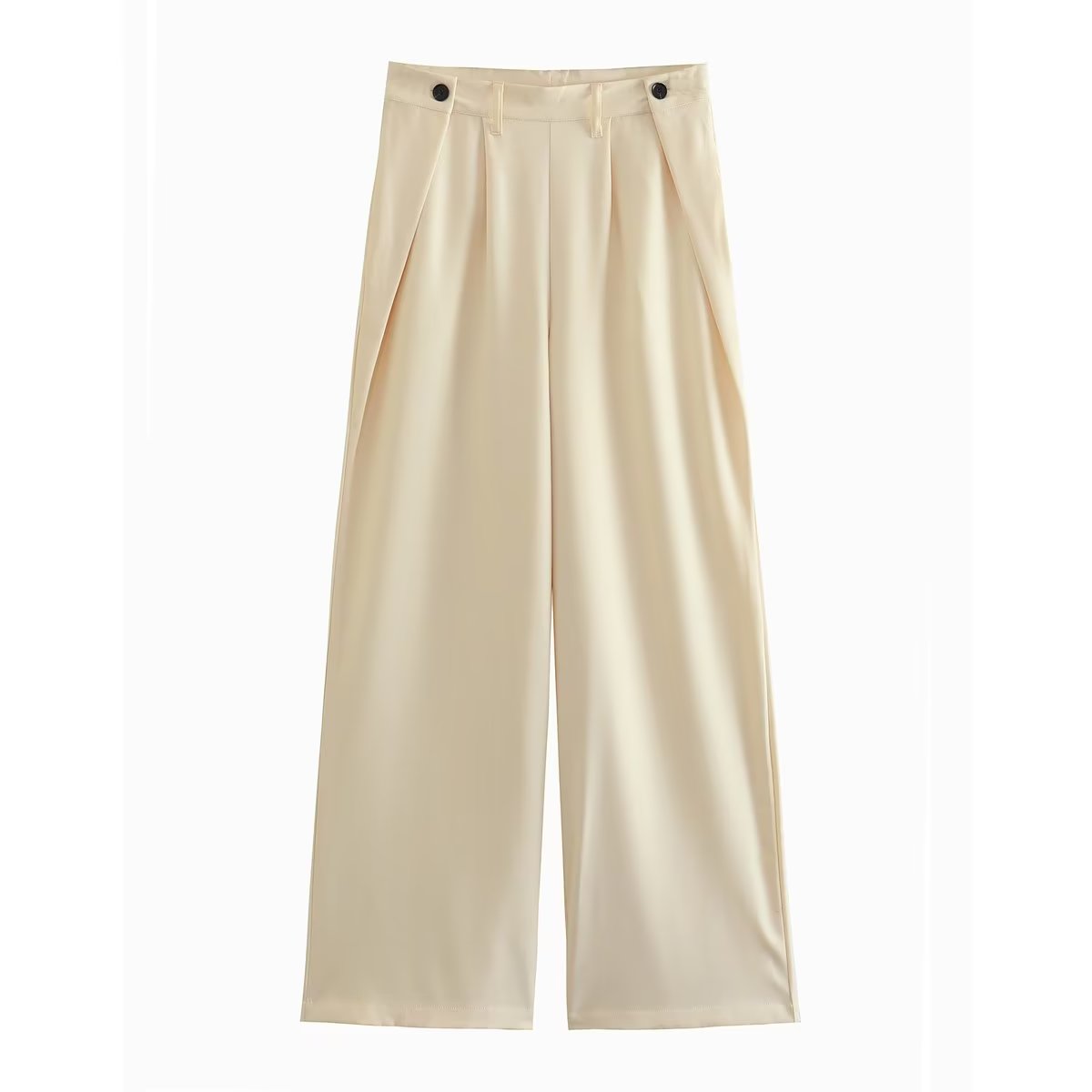 Beige Casual Pants