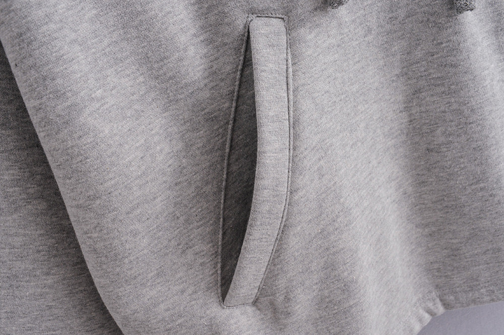 spring Summer Artistic All-Matching Graceful Hooded Hoodie Solid Color