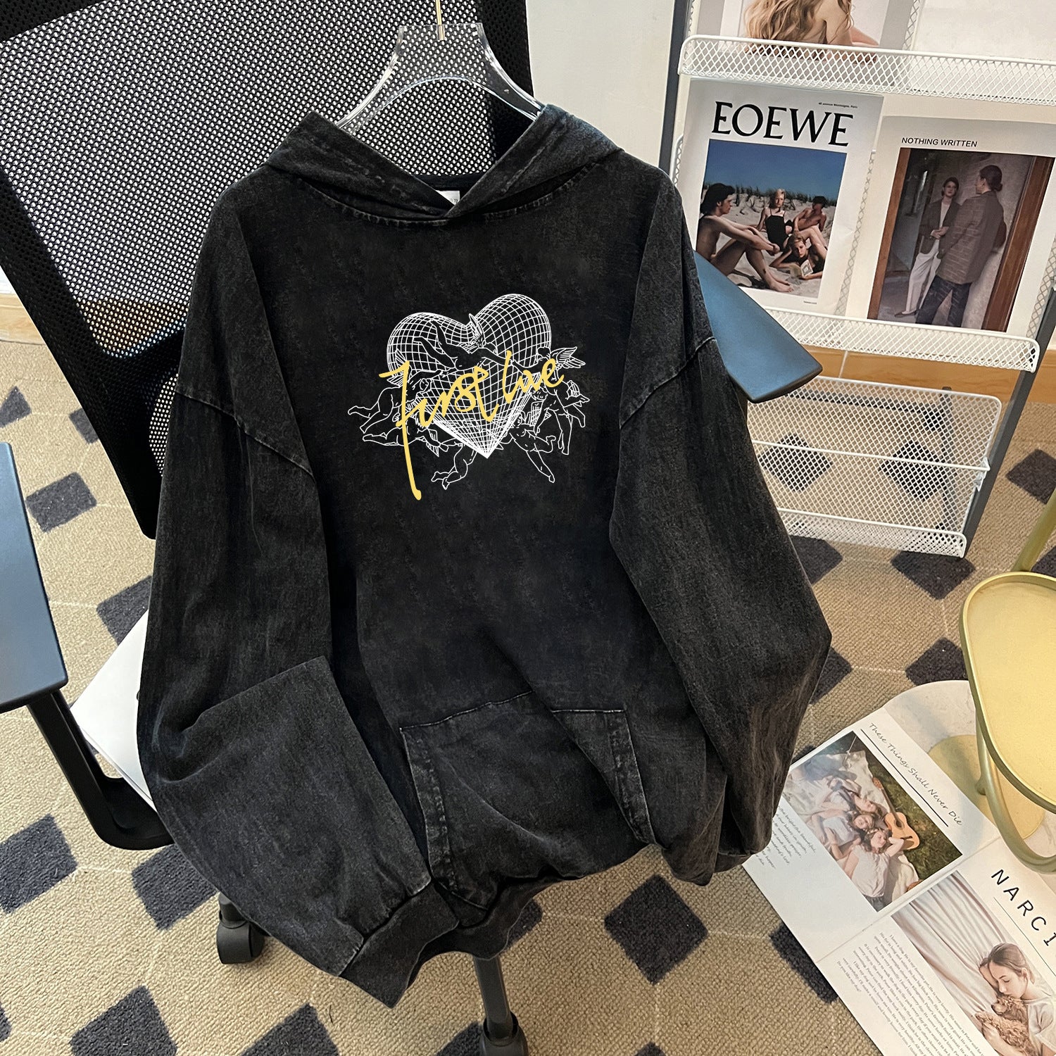 Washed black